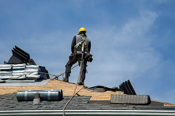 Professional Metal Roofing technician working in Charlestown, RI